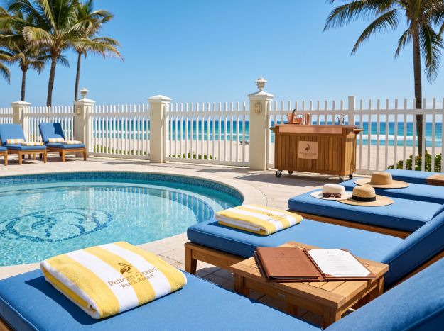 Pelican Grand Beach Resort - oceanfront pool