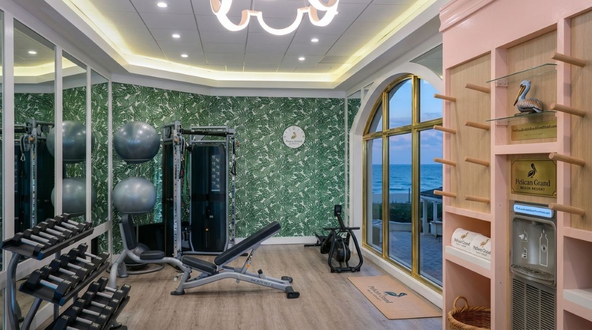 Pelican Grand Beach Resort - fitness time